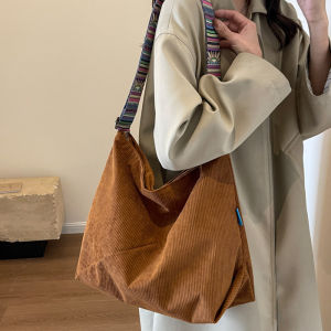 INS Cloth Shoulder Bag Mens K-style Casual Large Capacity Travel Backpack School Bag for College Students Messenger Bag Womens Bag Fashion