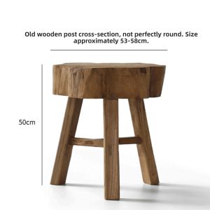 Zen Style Elm Wood Coffee Table