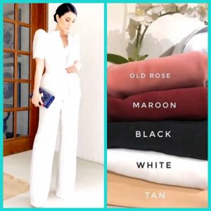 KARENCasual Fashion  High Quality Korean Knitted Loose Style V-neck Polo  Maxi Long Dress   - XS to Large - classy and elegant - timeless clothes - casual or party clothes - classic top - super kapal ng tela - hindi kayo magsisi - our aim is to produce qu