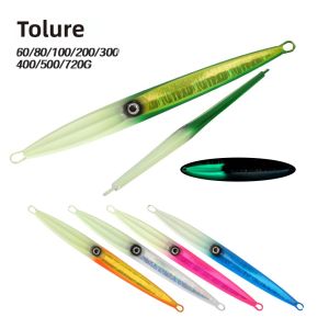 Mồi Câu Cá Jig Kim Loại Biển Sâu - Mồi Câu Cá Jigbait Chìm Nhanh Với Nhiều Trọng Lượng (60g-720g) Cho Máy Câu Cá Trên Thuyền Đại Dương