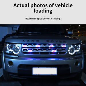 Solar Car Strobe Warning Light Safety Warning Light 10 Led Motorcycle Anti-collision Light Waterproof Car Tail Light 1pcs