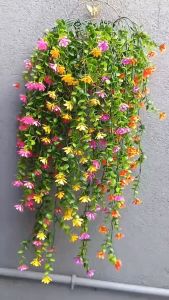 Dây hoa giả lá bạch đàn treo tường VI142 ( nhựa dài 79 cm) hoa giả trang trí