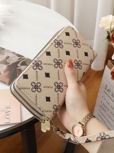 BYUELUN | Large Capacity Vintage Print Ladies Long Wallet