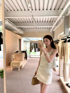 Chic Style Sleeveless Top & Short Skirt Set for Women