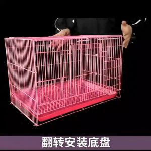 PET DIARY Kandang Besi Lipat Kucing Anjing Kelinci Burung Hamster Sugar Glider Aksesori Hewan