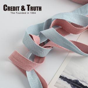 2.0 Trim Woven Belt Cloth Belt Hemming White Braid Accessories Decorative Band Herringbone Cotton Cloth Strip DIY Ribbon