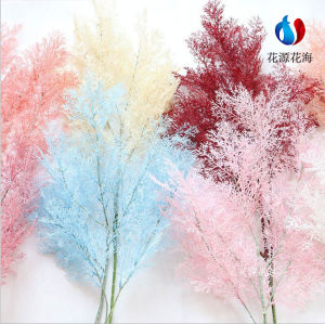 แหล่งกําเนิดดอกไม้ประดิษฐ์จากใยไหมทะเล พวงหรีดดอกไม้แห้งสําหรับตกแต่งงานแต่ง อุปกรณ์เพดานโรงแรม คู่มือการแต่งงาน วัสดุดอกไม้พลาสติก