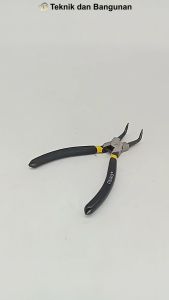 Bent Tip Internal Circlip Plier/Tang Snap Ring Internal Bengkok 6.0"
