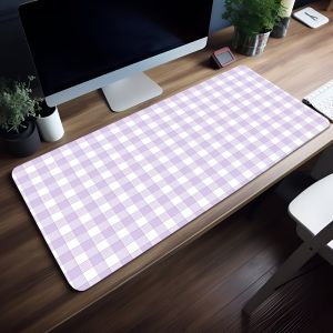 Mouse Pad MousePad Non-slip Lockedge Office Student Gaming Thickened P-Plaid Large Writing Elegant Pad Vintage Cushion
