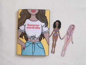 Đồ Chơi Búp Bê Giấy Giáo Dục Sớm Katemade Dụng Cụ Thay Quần Áo Tủ Quần Áo Đồ Chơi Yên Tĩnh Cho Trẻ Em Từ 2-10 Tuổi