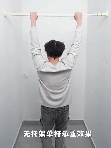WEILAISHI | Drill-Free Telescopic Wall Mount Clothes Drying Pole