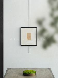 ภาพแขวนแบบแขวนสไตล์ฮุยภาพวาดสีน้ำมันวาดด้วยมือเนื้อแท่งโลหะภาพวาดตกแต่งแบบหรูหราสำหรับห้องตัวอย่างโรงแรมร้านอาหารแขก