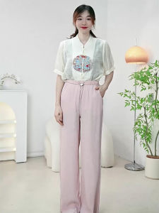 Autumn Long Casual Pants Womens Style Commute Fashion Natural Waist Other Fabric Regular Thickness No Lining Ladies Pants