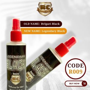 RC Perfume Collection Inspired by Bvl gari Black Perfume for Men Oil Base 85ml