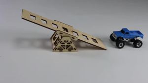 JJRC | Bộ 4 Mô Hình Cầu Gỗ DIY RC Bộ Chướng Ngại Vật Độ Dốc Cao Mô Phỏng Sân Khấu Cho Xe RC Crawler Tỷ Lệ 1/36 Phụ Kiện Để Bàn