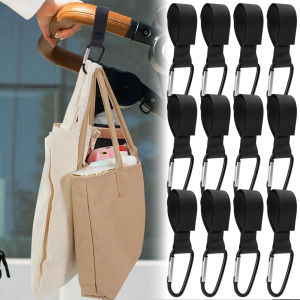 5ชิ้นตะขอรถเข็นเด็กเอนกประสงค์คาราบิเนอร์อะลูมินัมอัลลอยตีนตุ๊กแกรับน้ำหนักได้อุปกรณ์ตั้งแคมป์เดินกลางแจ้ง