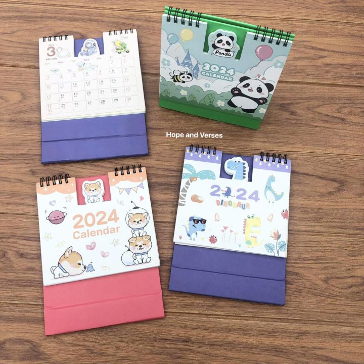 2024 Desk Table Calendar with Notepad calendar | Lazada PH