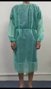 Áo Choàng Bảo Hộ Dùng Một Lần Chống Bắn Nước Chống Thấm Chất Liệu Vải Không Dệt Quần Áo Bảo Hộ An Toàn Cho Điều Dưỡng Và Công Tác.