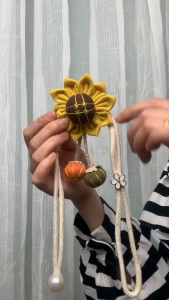 【READY STOCK】Adjustable Curtain Buckle/Home Flower Shape Curtain Rope Holders/Tightening Band Bundling and Decor Flowers