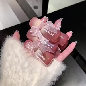 【COD】Lip Glaze Wajah Bercermin Bening Lip Gloss Jelly Kaca Lipstik Pemutih Tahan Lama-💞Margot