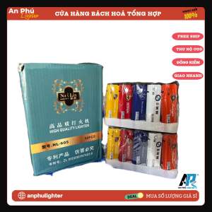 [ Giá Sỉ ] Bật Lửa Khò 1 Tia 605 - Vỏ Nhôm Bóng - Hộp Quẹt Kiểu In Tem Xe BMW PORSCHE FERRARI - Hộp 50 Cái