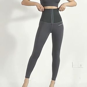 GUKOO Women High Waist Yoga Leggings Fitness Jogger Pants Skinng Abdomen Trousers Shaper Pants