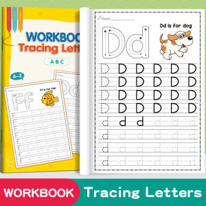 Tracing Letters A-Z Uppercase and Lowercase Writing and Coloring Workbook Preschool English Learning Montessori