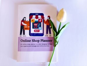 Online Shop Planner Notebook | Small Business Planner | Order & Sales Tracker | 80 gsm | A5 size