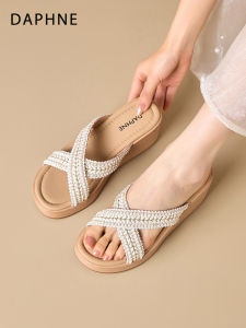 Daphne | Dép Bệt Slingback Đế Băng Gót Tăng Chiều Cao