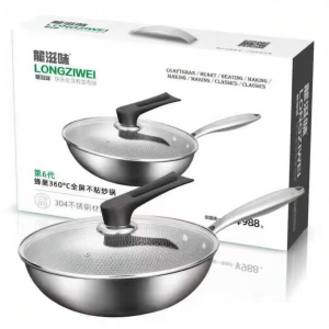 Non-Stick Hive Patterned Frying Pan