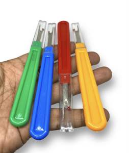 Big | 1pc Seam Ripper Plastic Handle Stitch remover for cross stitch removal tool household Industrial Sewing Tool Hot Sale Lucky888corp RANDOM COLOR