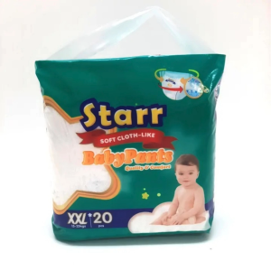Starr Soft Cloth-Like Pants Baby Diapers XXL 20