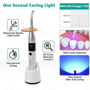 Horyn Dental LED Curing Light 2000-3000mW/cm² High Power 1 Second Cure UV Detection Metal Body Wholesale