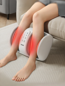 Supor | Supor Automatic Leg Massager Muscle Rubbing Relaxation for Both Legs Foot Therapy Machine Calf Muscle Massage Heat Therapy