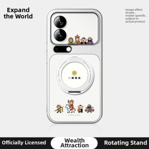 Universal Xiaomi Compatible Phone Case Stand Magnetic Lens Protection Leather