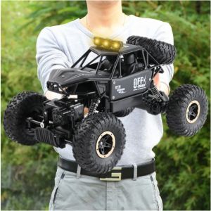 Alloy Climbing Remote Control kereta Drift Off-Road kenderaan dua roda memandu mendaki lori berkelajuan tinggi perlumbaan Boy mengecas kereta mainan