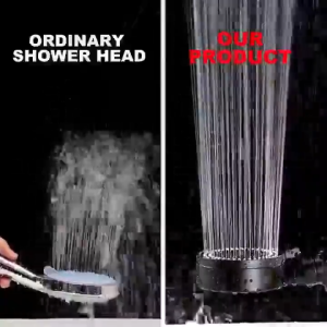 3 in 1 Shower Head With Hose Holder Set 5 modes Black Universal High Pressure Bathroom Shower Sprayer