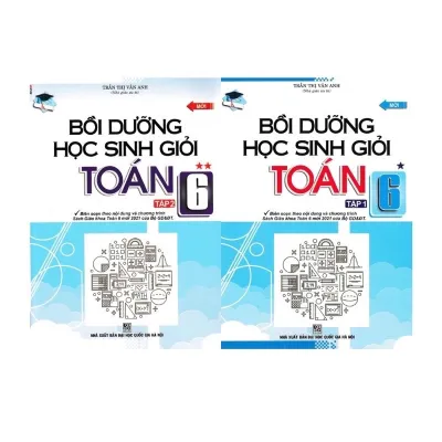 Sách - (Combo 2 tập) Bồi Dưỡng Học Sinh Giỏi Toán Lớp 6