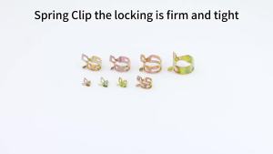 5/10pieces Manganese Steel Hose Clamps Inner Diameter 5mm ~ 25mm 65MN Galvanized Spring Elastic Steel Buckle Water Pipe Hoop
