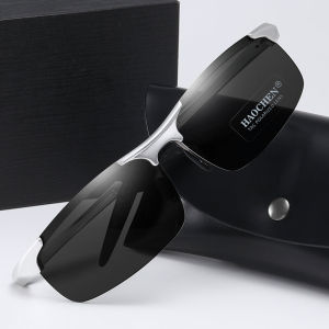 JJKing ( no box ) Night Vision / Photochromic polarized Sunglasses for Men Original Riding Windproof Shades for Men Brand Outdoor Driving Portable