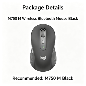 Logitech | Chuột Văn Phòng Không Dây Logitech M750 Smart-Scroll SilentTouch Hoạt Động Không Gây Tiếng Ồn Bộ Thu Nano Logi-Bolt Cho Máy Tính Xách Tay Máy Tính Để Bàn Mac