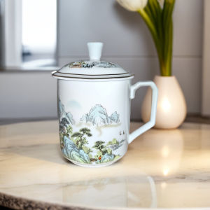 Tách Trà Văn Phòng Hội Nghị Có Nắp