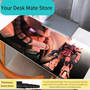 Bandai | Gundam Zaku II Mouse Pad Gamer Large Computer Notebook Pc Mousepad Carpet Gaming Accessories Keyboard Desk Mat