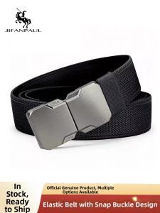 JIFANPAUL | Mens Quick-release Nylon Canvas Elastic Waist Belt
