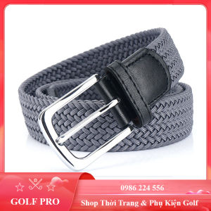 Thắt lưng golf nam chất chun co dãn dây lưng thể thao 3.5 x 115cm TL017
