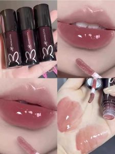 MONLEYTA | Authentic Lip Oil Non-Stick Glass Bubble Jelly Moisturizing Long-lasting Hydrating Student Affordable Mirror Surface Lip Color