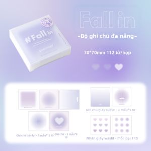 MS.BOOK | Phiếu Ghi Chú Dán Lại Màu Sắc cho Học Sinh