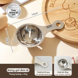 SHELI | Dụng Cụ Tách Trắng Trứng cho Thực Phẩm Trẻ Em Sử Dụng tại Nhà