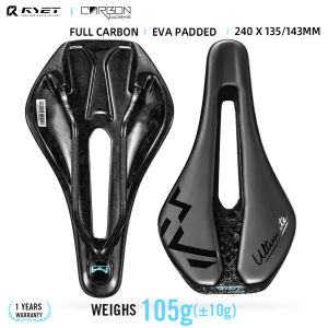 RYET Ultralight Carbon Bicycle Saddle 3D Printed Bicycle Saddle 135/143mm Bike Saddle for MTB Gravel Road Bike Seat Bicycle Part