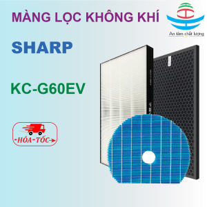 Màng lọc không khí sharp KC-G60EV Màng lọc hepa sharp Màng bù ẩm sharp Màng than hoạt tính sharp.